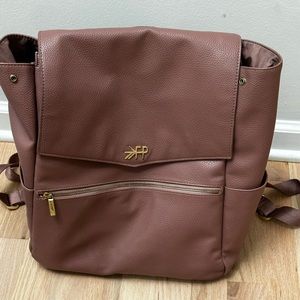 Freshly Picked Large Leather diaper bag